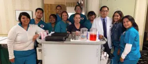 Group of Healthcare Career College students and staff members.