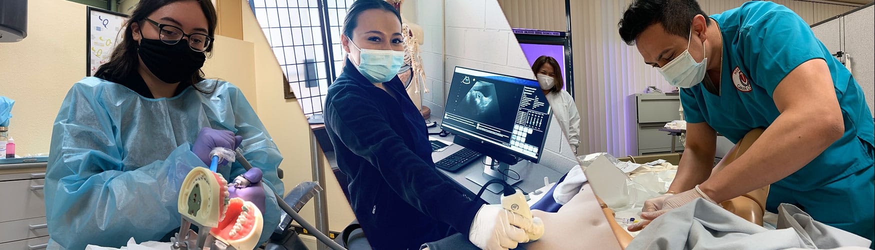 Screenshot of Healthcare Career College website