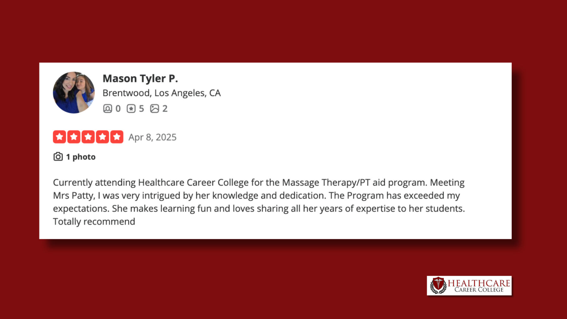 Massage Therapy Program Review
